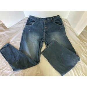 PellePelle Men's Denim Blue Jeans SIZE 38W 34 Inseam 100% Cotton Great Condition